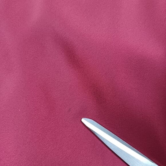 La Femme Women Strapless Slit Satin Ballgown Size 14 Prom Pockets Color Wine - Picture 6 of 12